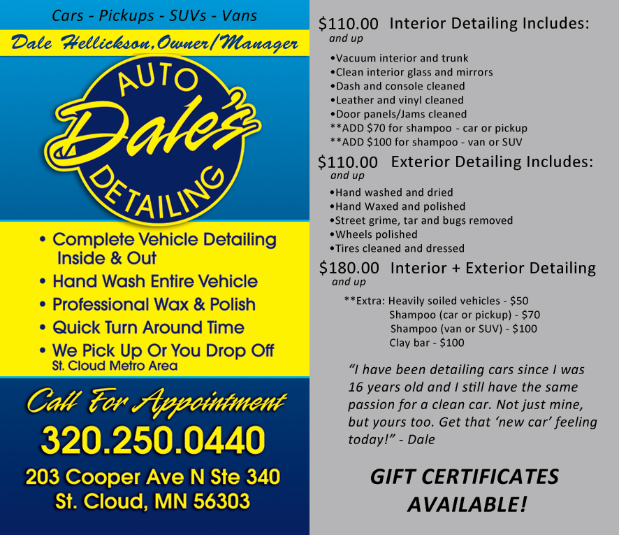 Dale’s Auto Detailing